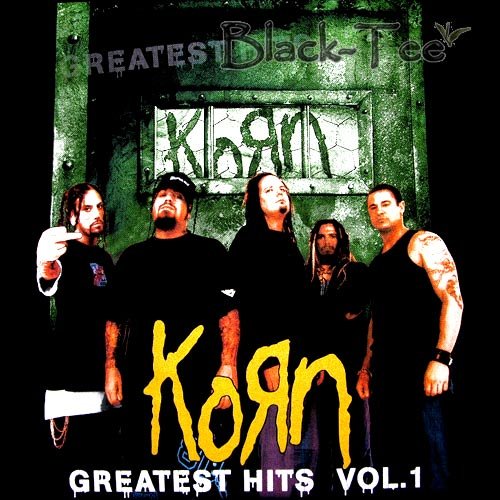 KORN GREATEST HITS VOL.1 TEE T SHIRT METAL Sz. M / E70