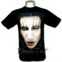 MARILYN MANSON FACE SHOCK ROCK T SHIRT SIZE S / E99