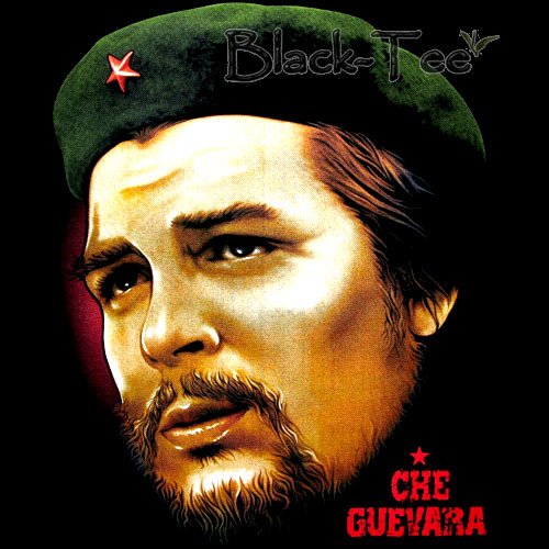 CHE GUEVARA FACE BLACK TEE T SHIRT SIZE S / F20