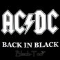 AC/DC ROCK TEE T SHIRT BACK IN BLACK SIZE XL / F36