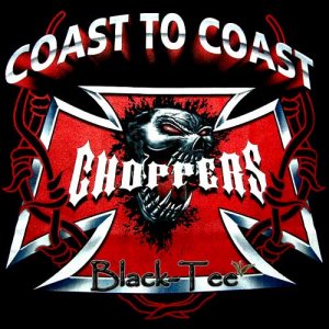 COAST TO COAST CHOPPERS T SHIRT BLACK TEE SIZE S / F22