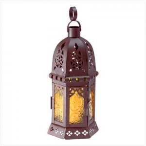 Yellow Moroccan Lantern - 39923