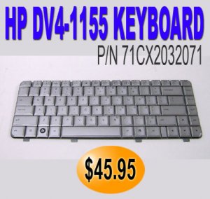 GENUINE HP DV4-1155SE KEYBOARD