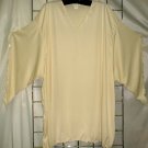 9x - Pointy Elvira Sleeve Top - NATURAL