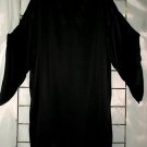9x - Pointy Elvira Sleeve Top - DARK BROWN SHEER