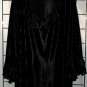 1x - Black Ribbed Ruffle Front w/ Bell Sleeves