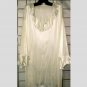 5x - Shiney White - Bell Sleeve - Ruffle Front