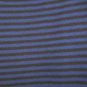 5x - Short Sleeve V-neck - BLUE/BLACK STRIPE