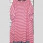 10x - Short Sleeve V-neck - RED/WHITE STRIPES