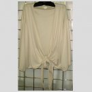 9x/10x - Tie Front Bolero Jacket - NATURAL