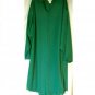 4x - Long Sleeve A-Line Top w/ Pointy Hem-line - HUNTER GREEN