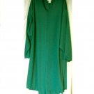 6x - Long Sleeve A-Line Top w/ Pointy Hem-line - HUNTER GREEN