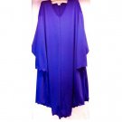 7x - Long Sleeve A-Line Top w/ Pointy Hem-line - ROYAL BLUE