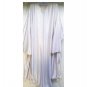 8x - Long Sleeve A-Line Top w/ Pointy Hem-line - WHITE