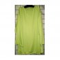 7X - Bell Sleeve V-neck Top w/ Side Slits - GREEN
