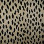 10X - Double-knit V-neck Top - BEIGE/BLACK ANIMAL