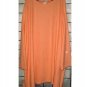 9X - Round Neck Fleece Top - PEACH