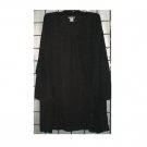 6X -V-neck Fleece Top - BLACK