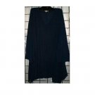 9X -V-neck Fleece Top - NAVY