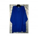 4X -V-neck Fleece Top - ROYAL BLUE