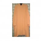 8X - Long Sleeve Hooded Top w/ Kangaroo Pockets - PEACH