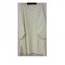 10x - Long-sleeve Top Lace w/Gold Trim - NATURAL