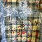 9X - Rayon Lycra Long-sleeve Top - BEIGE/RED ASSORTED GLITTER