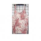7X - 100% Cotton Gauze Strap Tank Top - RED PAISLEY