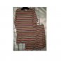 6X - Crew Neck Ribbed Shorts Set - ASSORTED STRIPES