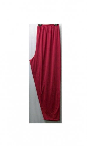 8X - Rayon Lycra Pants - BURGANDY