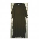 4X - Short-sleeve Scoop Neck Dress - HUNTER GREEN