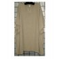 9X - Cotton V-neck Short Sleeve Shirt - PUCKER BEIGE