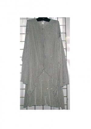 6x/7x - Slinky Cardigan - Split Bell Sleeve - GRAY