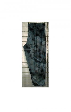 4X - Slinky Pants- GRAY TIE-DYE