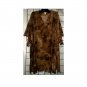 5X - Slinky V-neck Short-Sleeve Top - BROWN TIE-DYE