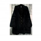 4X - Cordoroy Blazer - RIBBED BLACK