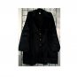 4X - Cordoroy Blazer - RIBBED BLACK