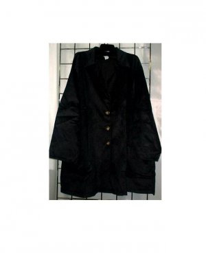 8X - Cordoroy Blazer - RIBBED BLACK