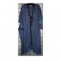 5X - Scallop Edge Long Lace Jacket - BLUE