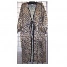 6X - Scallop Edge Long Lace Jacket - GOLD/BLACK DESIGN