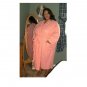 ONE SIZE PLUS - Fleece Robe - PEACH