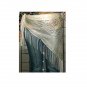 ONE SIZE PLUS - Lace Shawl w/ Fringe - WHITE