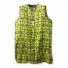 6X - Sleeveless Vest w/ Pockets - YELLOW/BLACK DESIGN