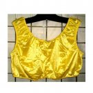 5X/6X - Sports Bra - Satin Lycra - YELLOW