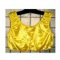 5X/6X - Sports Bra - Satin Lycra - YELLOW