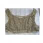 7X/8X - Lace Sports Bra-  BEIGE W/ PINK FLOWERS