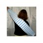Wash Cloth (specially made for plus size people) - BLUE/WHITE STRIPE