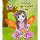 Forest Fairy and Sock Monkey 8 x 10 Print