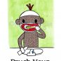 Sock Monkey Bath Room Reminders 5 x 7 (set of all 5) print prints