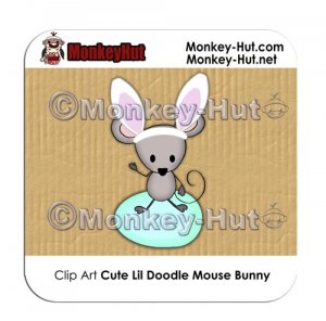 Clip Art Mouse Doodle Bunny PERSONAL/COMMERCIAL USE